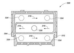 Modules and Systems for Damping Excitations within Fluid-Filled Structures