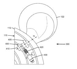 Spring-assisted deployment of a pivotable rocket motor