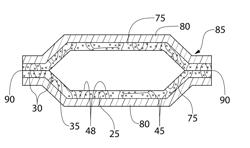 AGENT FOR THE FORMATION OF CHANNELS IN AN ENTRAINED POLYMER, ENTRAINED POLYMER CONTAINING SUCH AN AGENT, PROCESS FOR PRODUCING SUCH AN ENTRAINED POLYMER AND PRODUCT CONTAINING THE SAME