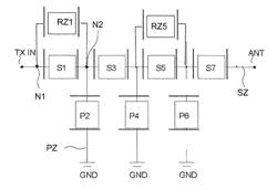 SAW FILTER COMPRISING AN ADDITIONAL POLE