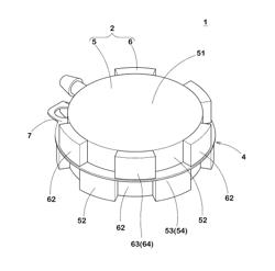 Structure for securing diaphragm, diaphragm pump and valve device equipped with the same, and method of securing diaphragm