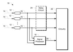 Test and measurement instrument using combined signals