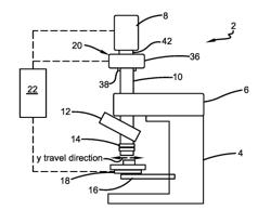 CAMERA AND SPECIMEN ALIGNMENT TO FACILITATE LARGE AREA IMAGING IN MICROSCOPY