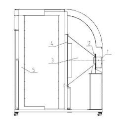 RAY BEAM GUIDING DEVICE AND RAY INSPECTION APPARATUS HAVING THE SAME