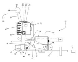 Power actuator with integral decoupling mechanism