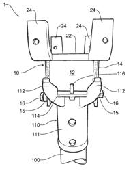 Adapter for a formwork support structure