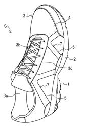 COVERING MEMBER, FABRIC MATERIAL-REINFORCING STRUCTURE, AND SPORT SHOE INCLUDING SAME