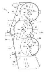 MOWER UNIT MOUNTABLE TO TRAVELING VEICLE BODY