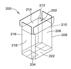 METHODS AND A MACHINE FOR FORMING A CONTAINER FROM A BLANK USING A ROTATABLE GLUE PANEL FOLDER