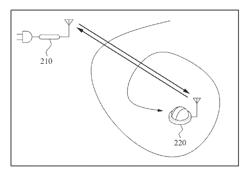 Robot cleaning system and control method having wireless electric power charge function