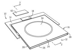 Low resonance acoustic synthetic jet structure