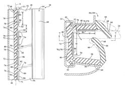 Weatherstrip assembly for sealing between a frame and a closure member and a method for producing the same