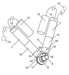 Double motor power unit and procedure for mounting the unit onto bicycle frame