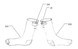 WEARABLE ELASTIC PAIRING DEVICE FOR CLOTHING