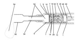 BONE CEMENT APPLICATOR WITH HOLLOW CYLINDER ON DELIVERY PLUNGER