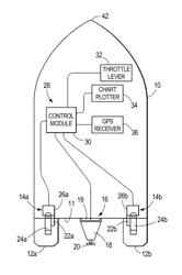 SYSTEMS AND METHODS FOR RAISING AND LOWERING A MARINE DEVICE ON A MARINE VESSEL