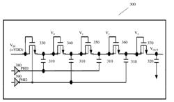 SWITCHED-CAPACITOR CHARGE PUMP WITH REDUCED DIODE THRESHOLD VOLTAGE AND ON STATE RESISTANCE