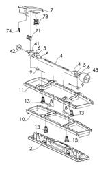 Multi-function combined brush for vacuum cleaner