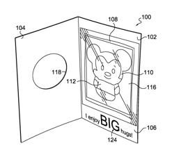 Greeting card having compressed object therein and method of selectively controlling deformation thereof