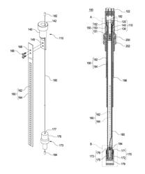 Flexible float-type liquid level measurement device