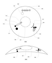 Ophthalmic apparatus with a passive event-based coloration system