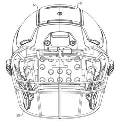 HELMET WITH FLOATING SHELL PLATES