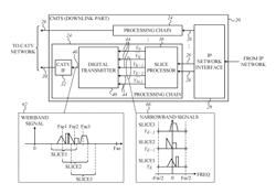 Small-footprint digital synthesis channelizer for multiple narrowband frequency-slices