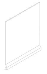 Baseboard for a wall panel