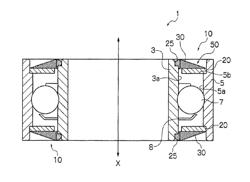 MAGNETIC FLUID SEALED BEARING