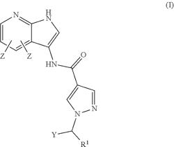 1H-PYRROLO [2,3-B] PYRIDINE DERIVATIVES AND THEIR USE AS KINASE INHIBITORS