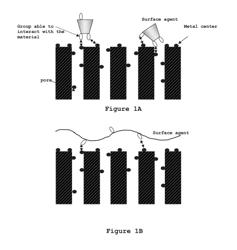 Organic-inorganic hybrid solid having a modified outer surface