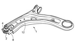 Suspension member for a motor vehicle and method of making same