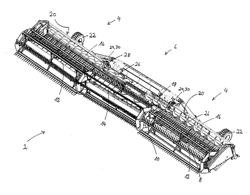 Draper Head with Multipart Screw Conveyor