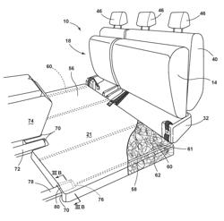 INTEGRATED SECOND ROW LOAD FLOOR AIR MATTRESS