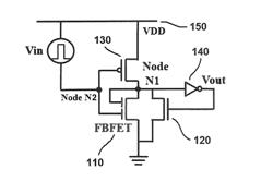 SEMICONDUCTOR CIRCUIT USING POSITIVE FEEDBACK FIELD EFFECT TRANSISTOR FOR EMULATING NEURON FIRING PROCESS