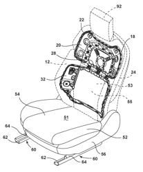 Seatback comfort carrier