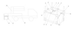 Mobile radiographic inspection system and lifting device for mobile radiographic inspection system