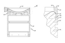 Piston thermal management in an opposed-piston engine