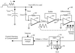 Detecting value of output capacitor in switching regulator