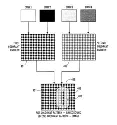 Magnetic watermarking of a printed substrate by metameric rendering