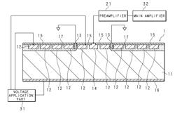 RADIATION DETECTION ELEMENT, RADIATION DETECTOR AND RADIATION DETECTION APPARATUS