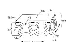 Nonwoven material having discrete three-dimensional deformations with wide base openings that are base bonded to additional layer