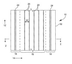 Battery separator for a storage battery