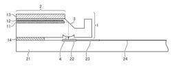 OPTICAL DEVICE HAVING A SUBSTRATE AND A LASER UNIT THAT EMITS LIGHT INTO THE SUBSTRATE