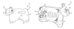 Transformable toy with reversible head and integrated book