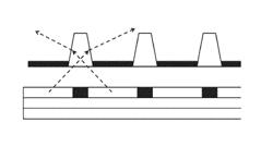 Light refraction structure and its manufacture method, color filter substrate and its manufacture method, and display device