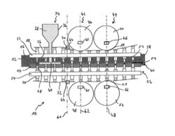 Rotary tablet press and method for pressing tablets in a rotary tablet press