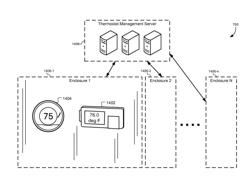 Smart thermostat robust against adverse effects from internal heat-generating components