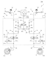 BRAKE FLUID PRESSURE CONTROL UNIT, BRAKE SYSTEM FOR MOTORCYCLE, AND MOTORCYCLE