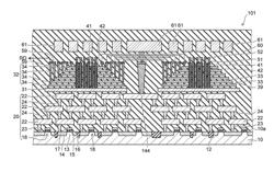 Semiconductor memory device including a substrate, various interconnections, semiconductor member, charge storage member and a conductive member